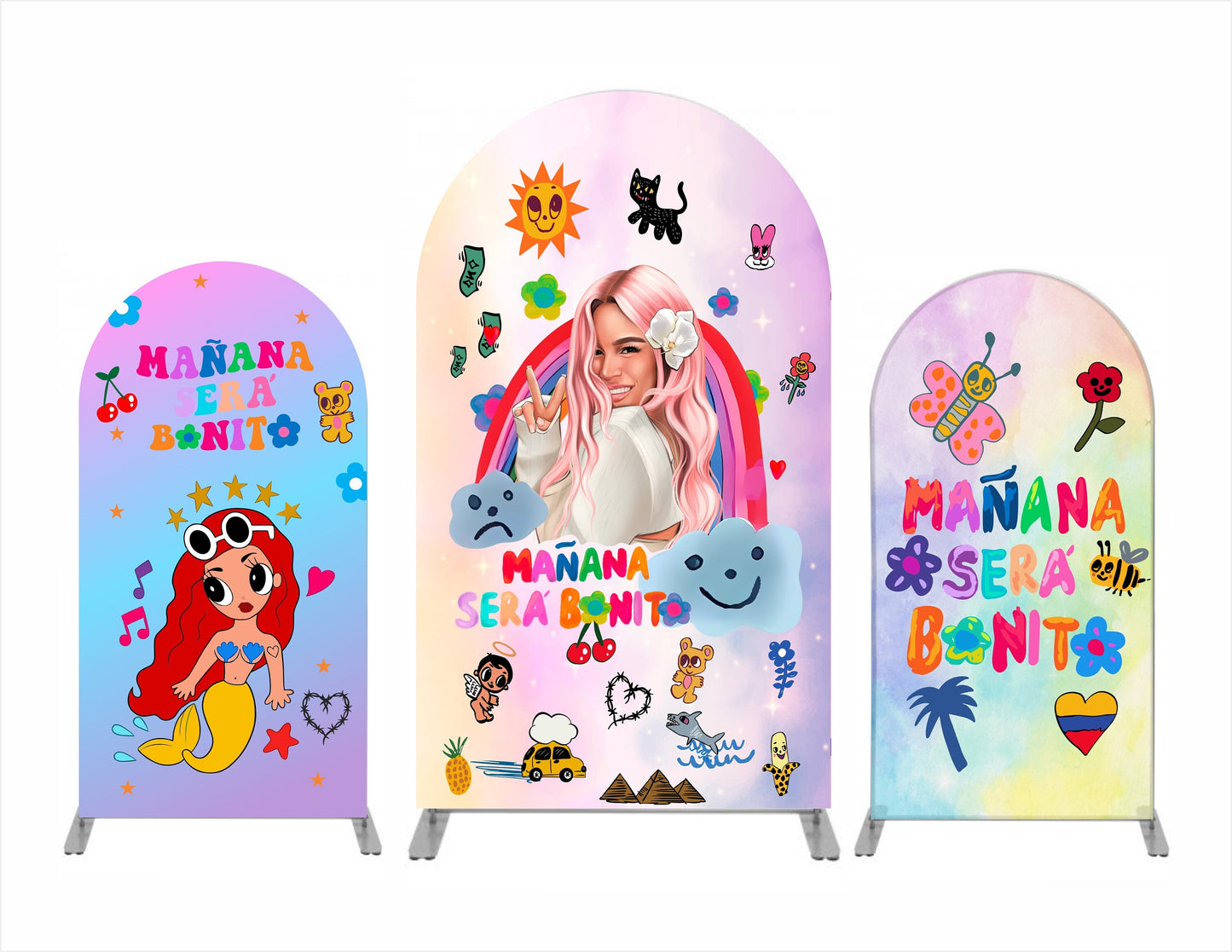 Arched Backdrop, Chiara Backdrop Party covers - Mañana será Bonito