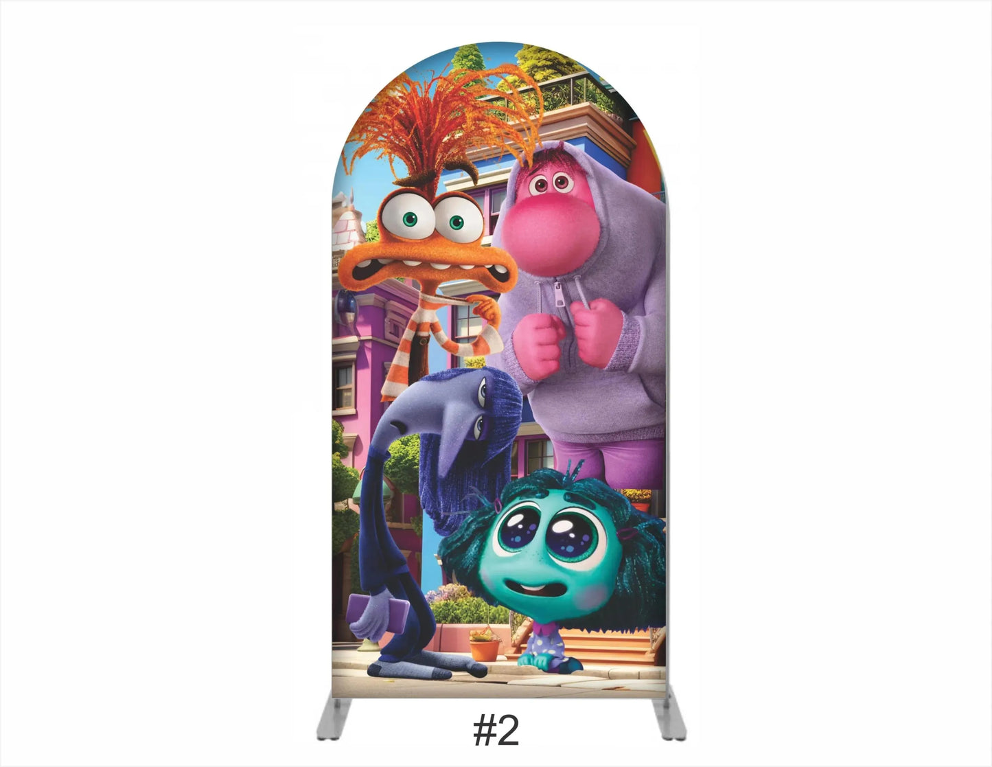 Arched Backdrop- Inside Out 2 options