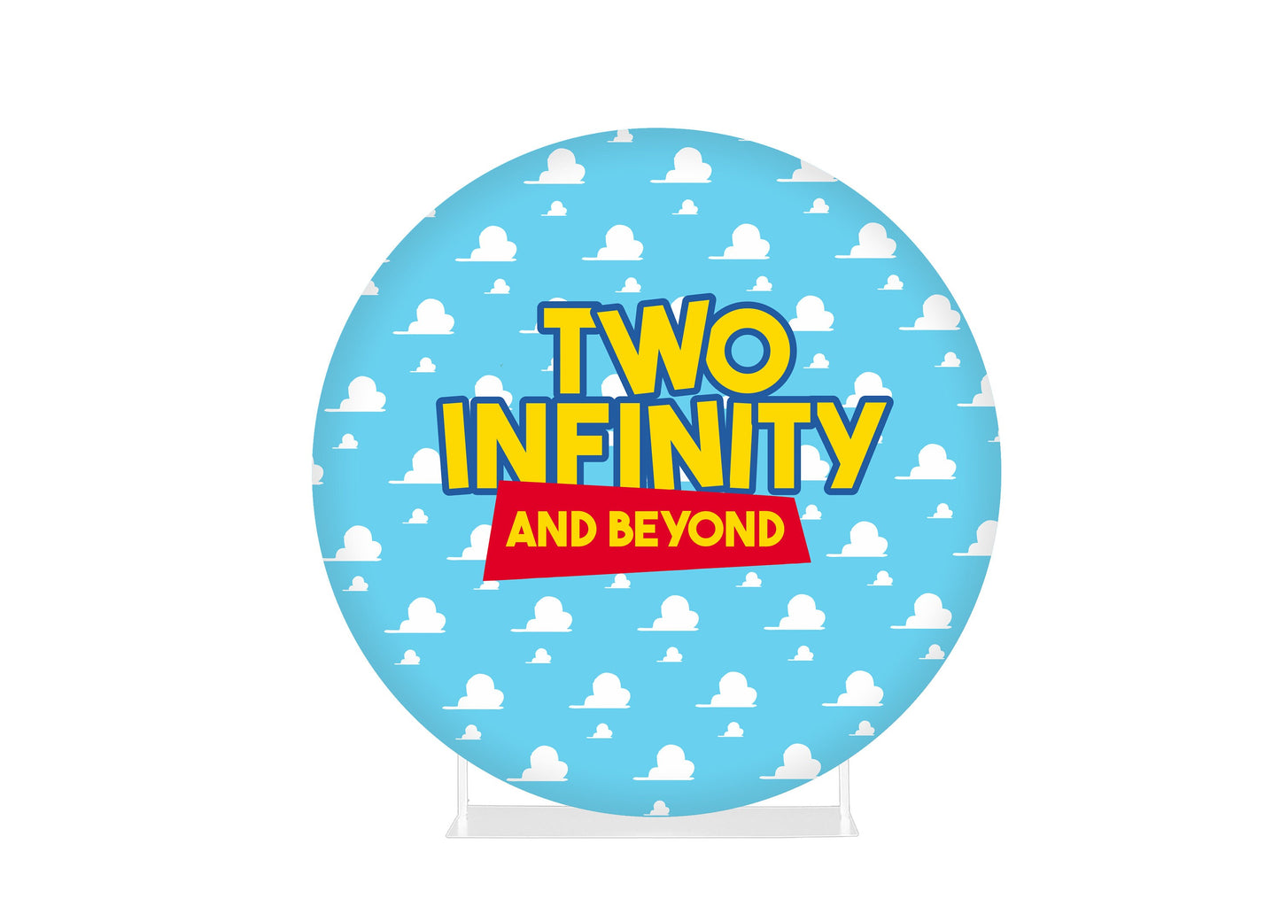 Round Fabric Backdrop - Toy Story