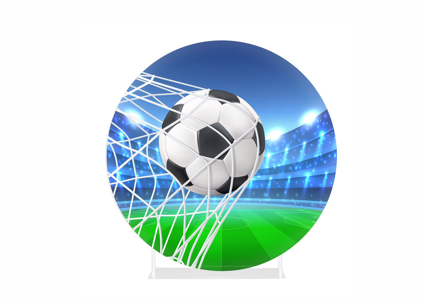 Round Fabric Backdrop - Soccer (FUTEBOL)