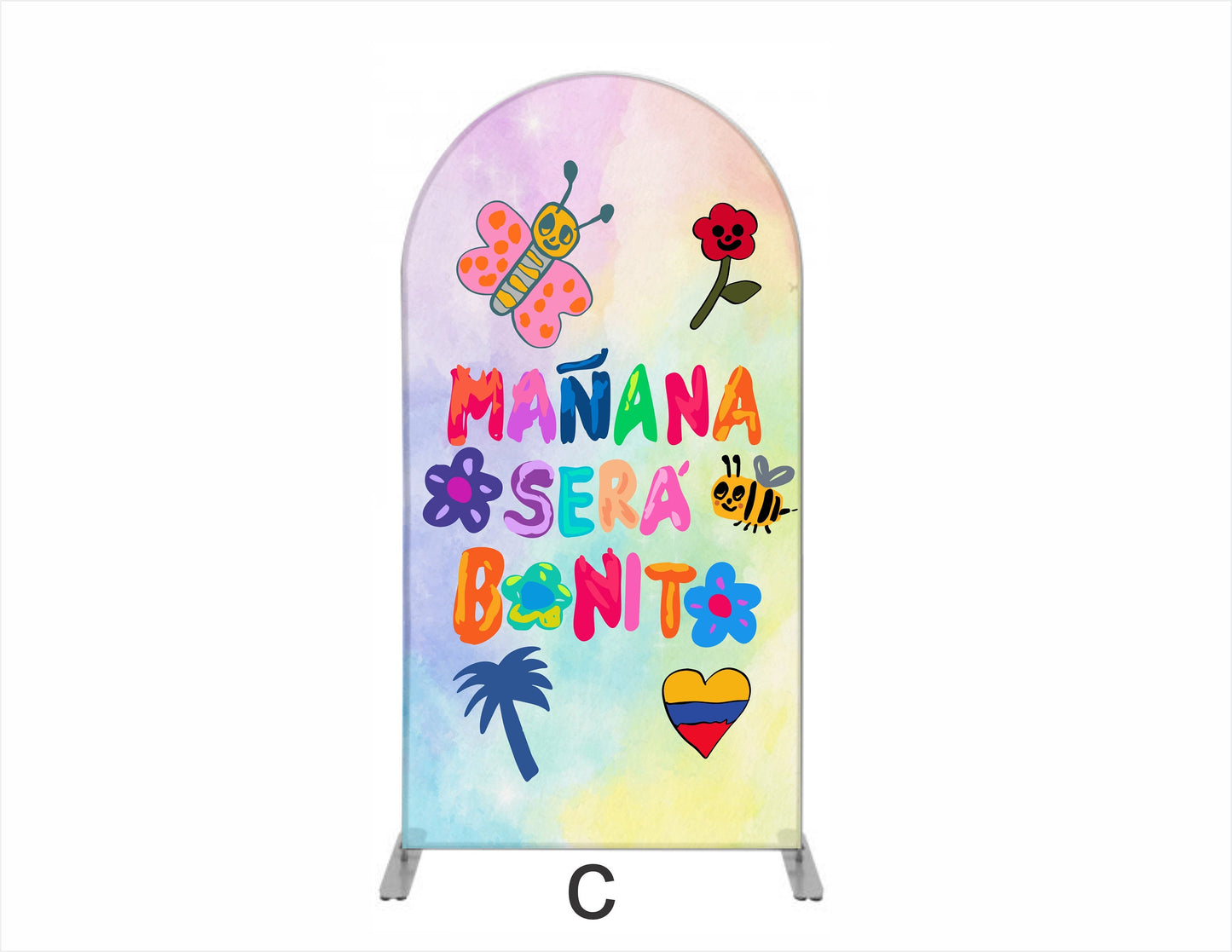 Arched Backdrop, Chiara Backdrop Party covers - Mañana será Bonito
