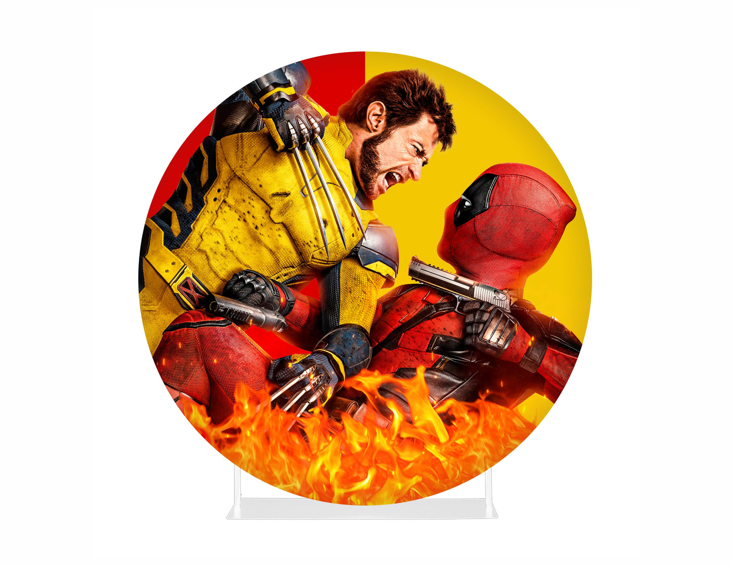 Round Fabric Backdrop - Deadpool