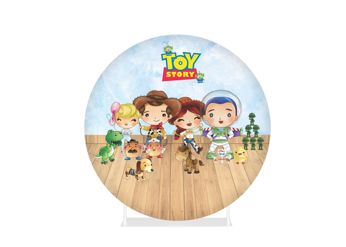 Round Fabric Backdrop - Toy Story 3 options