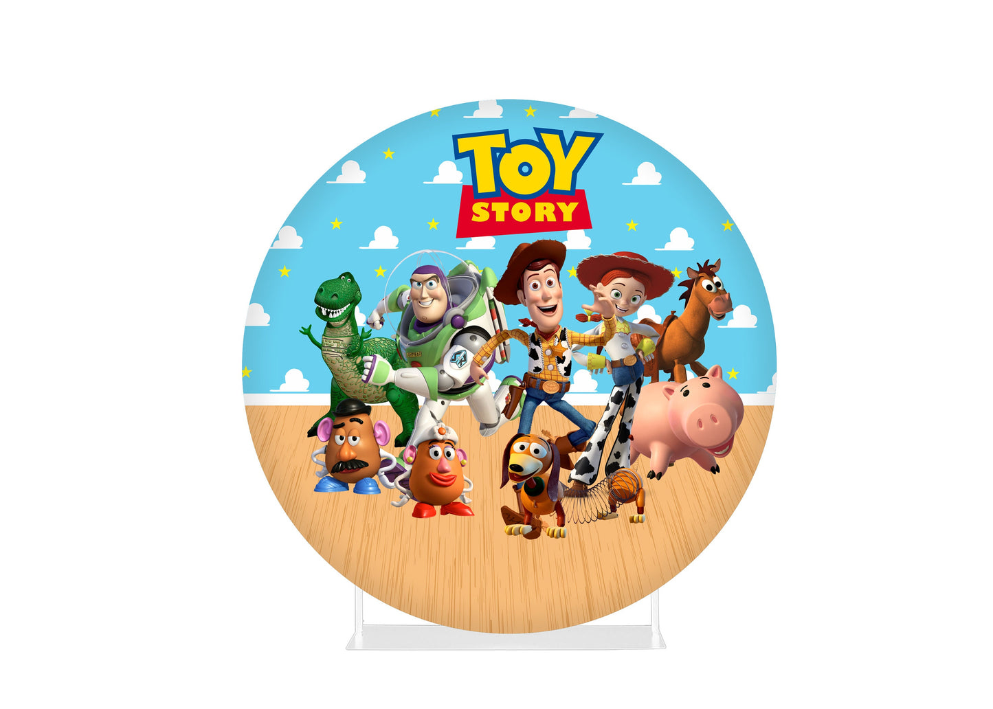 Round Fabric Backdrop - Toy Story 3 options
