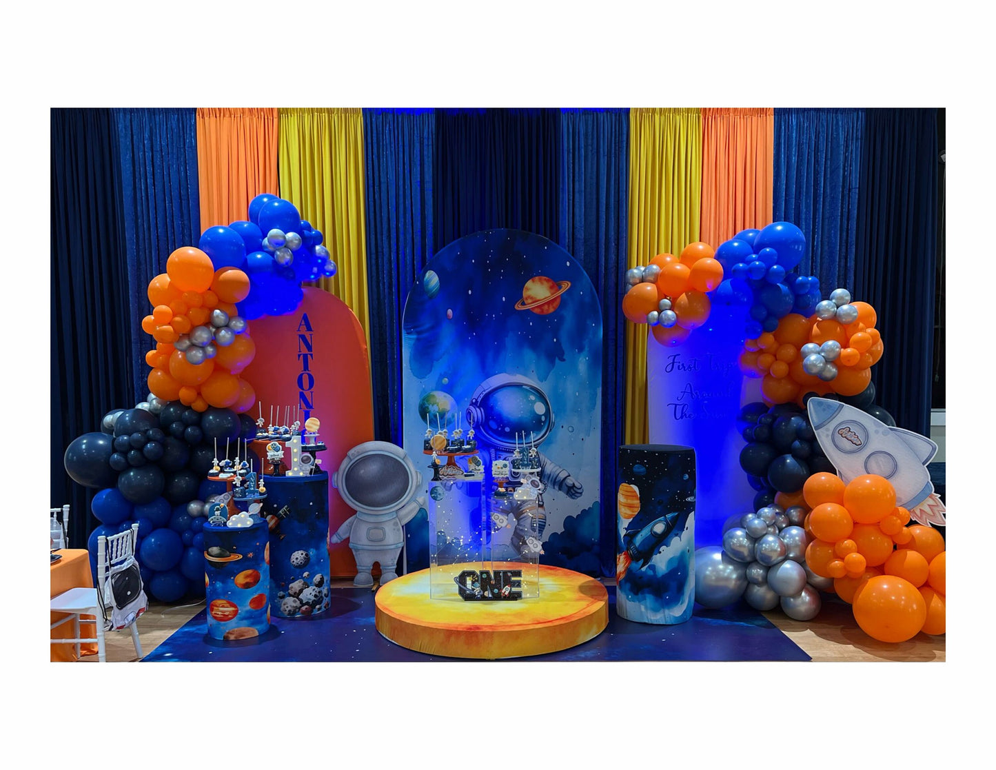 Arched Backdrop, Chiara Backdrop Party - ASTRONAUT