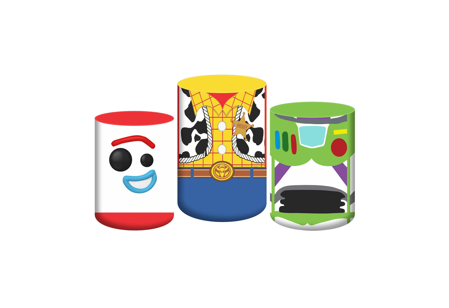 Set Cylinder Cover Fabric - Toy Story