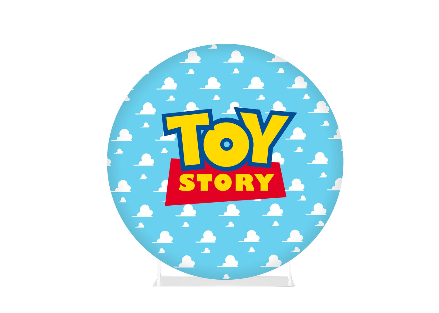 Round Fabric Backdrop - Toy Story