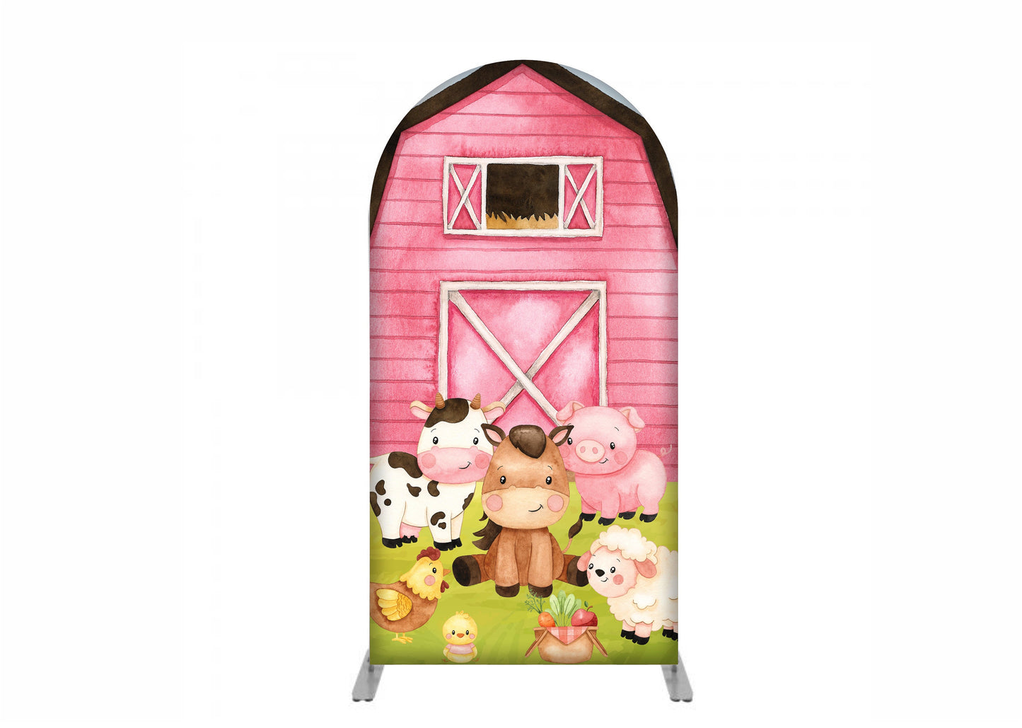 Arch Backdrop - FARM BARN