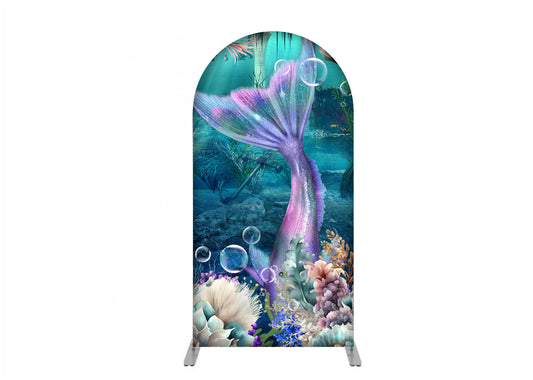 Arched Backdrop, Chiara Backdrop Party -  Mermaid Tail