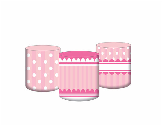 Set 3 Cylinder Cover Fabric - Baby minnie