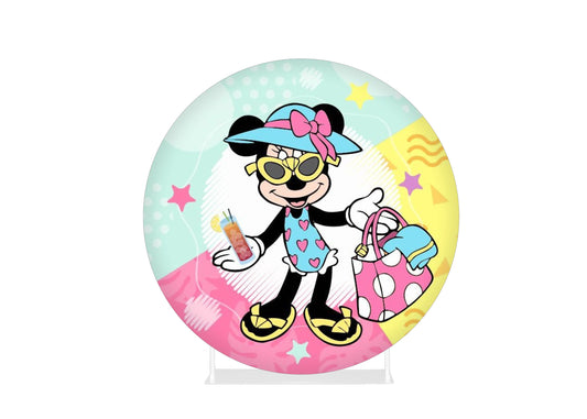 Round Fabric Backdrop - Minnie Mouse Pooh party