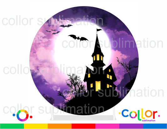 Round Fabric Backdrop - Halloween