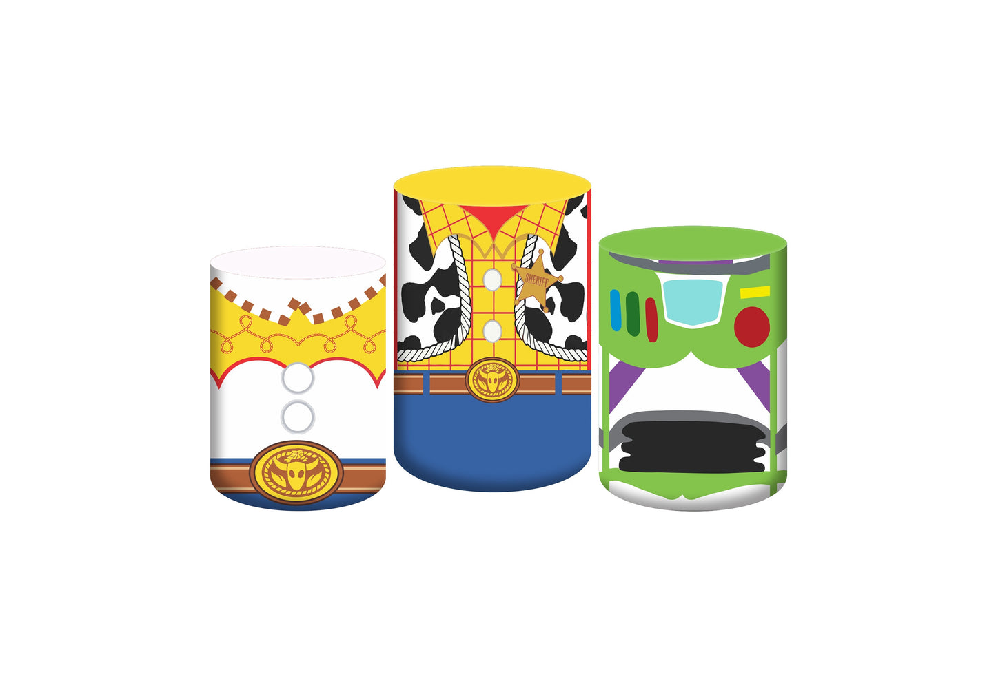 Set Cylinder Cover Fabric - Toy Story