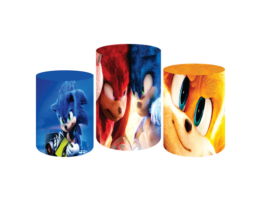 Set 3 Cylinder Cover Fabric - sonic