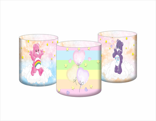 Set 3 Cylinder Cover Fabric - care bears