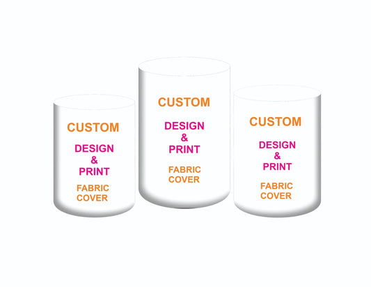 Custom Design 3 Cylinder Cover Fabric