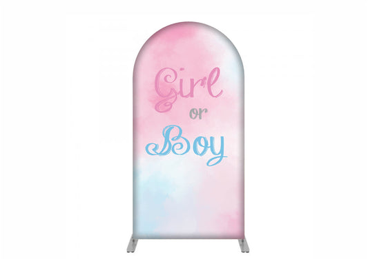 Arched Backdrop, Chiara Backdrop Party covers Revelation Girl or Boy