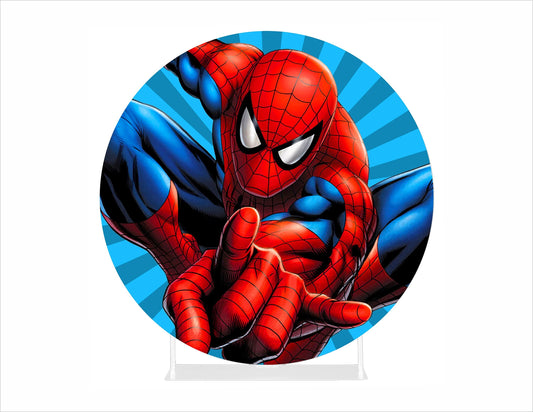Round Fabric Backdrop - Spiderman