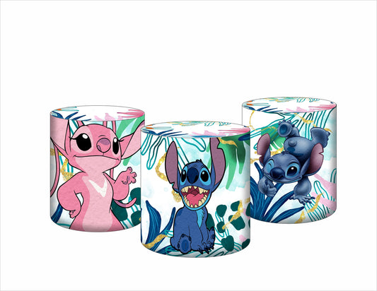 Set 3 Cylinder Cover Fabric - Lilo and stitch