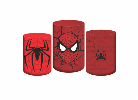 Set 3 Cylinder Cover Fabric - SPIDERMAN