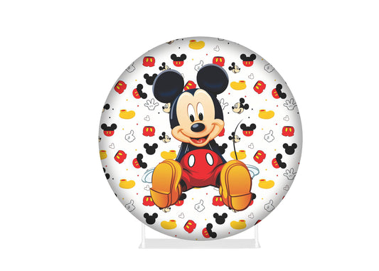 Round Fabric Backdrop - Mickey Mouse