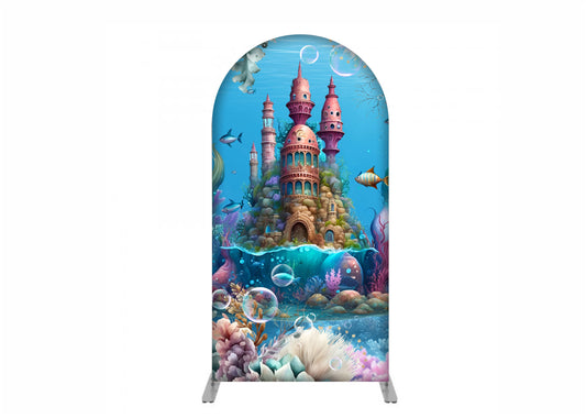 Arched Backdrop, Chiara Backdrop Party -  Mermaid Seabed