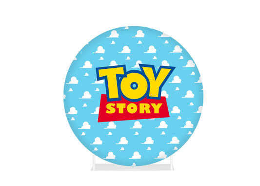 Round Fabric Backdrop - Toy Story