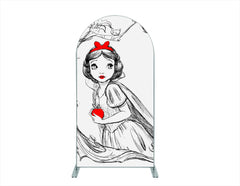 Arched Backdrop- Snow white 2 options