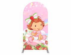 Arch Backdrop covers - Baby Strawberry Shortcake 2 options
